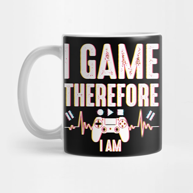 I Game Therefore I Am by NoBreathJustArt